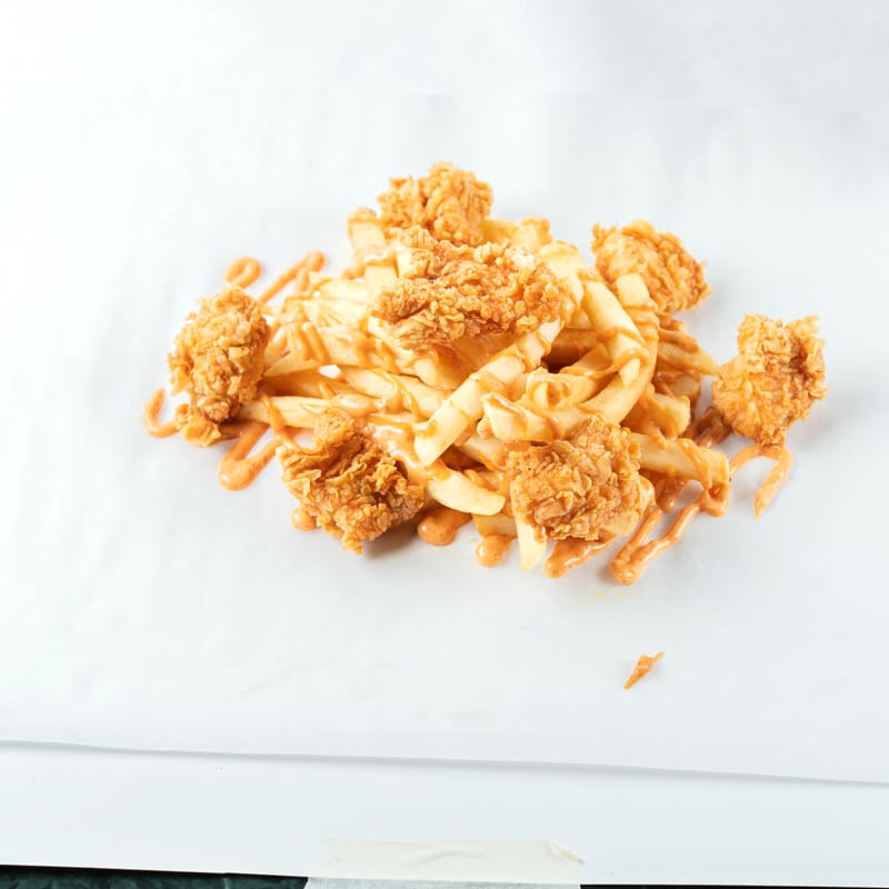 Loaded chicken fries