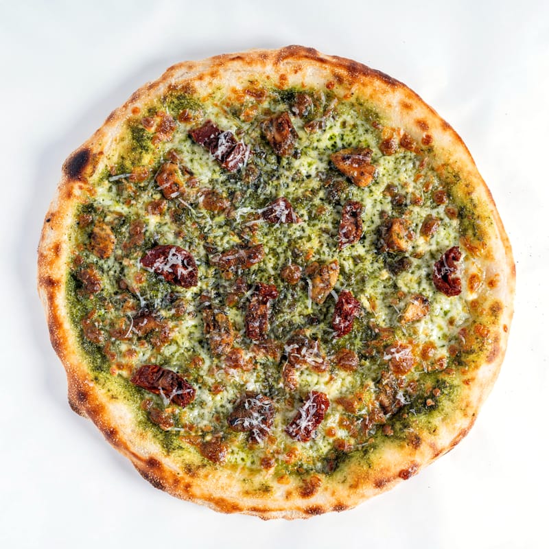 Pesto pizza