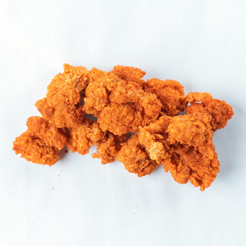 Hot popcorn chicken